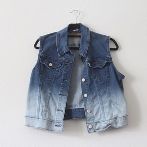 Denim vest jacket